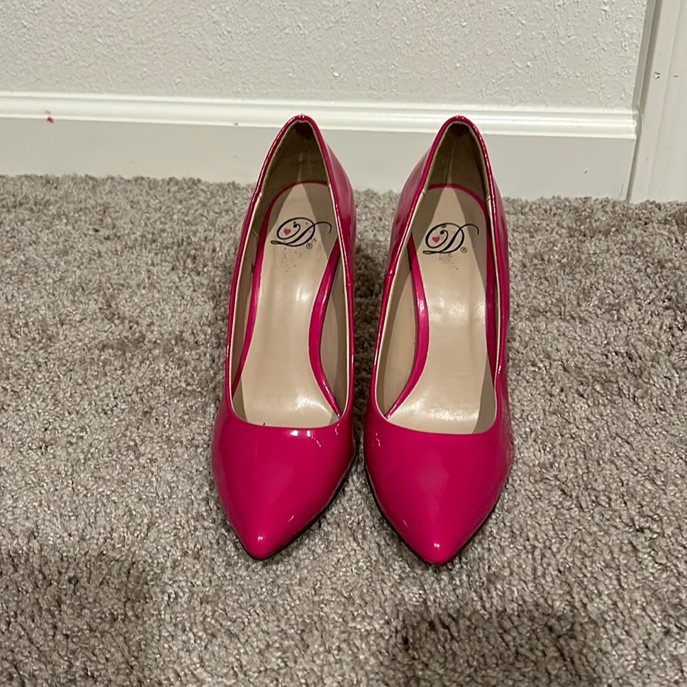 Hot pink heels